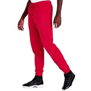 Jordan Red Jumpman Heavyweight Fleece Pants Joggers